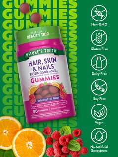 Foto 3 | Foto 3 | Gomitas Supplement Nature's Truth Para Cabello, Piel Y Uñas, 80 Unidades - Venta Internacional.