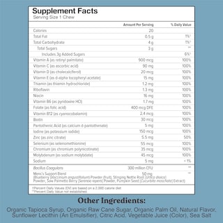 Foto 2 | Foto 2 | Multivitamínicos Masticables Chewsy Refuerzan la Energía Inmunológica para Hombres Durante 30 Días - Venta Internacional