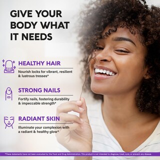 Foto 2 | Foto 2 | Suplemento Nutraharmony, Biotina, Colágeno Y Queratina, 25000 Mcg - Venta Internacional.