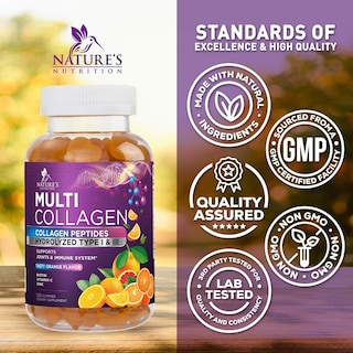 Foto 4 | Foto 4 | Gomitas De Colágeno Nature's Nutrition Con 2500 Mcg De Biotina, 120 Unidades - Venta Internacional.