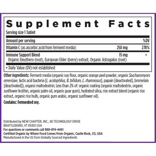 Foto 6 | Foto 6 | Suplemento New Chapter De Vitamina C Fermentada + Saúco 60 - Venta Internacional.