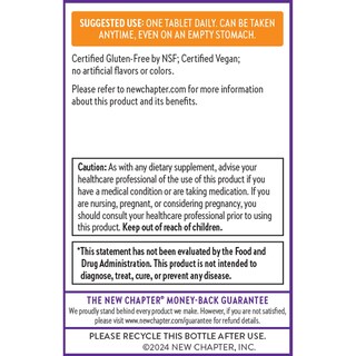 Foto 7 | Foto 7 | Suplemento New Chapter De Vitamina C Fermentada + Saúco 60 - Venta Internacional.