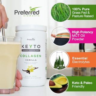 Foto 2 | Foto 2 | Proteína De Colágeno En Polvo Preferred Elements Keto Vanilla - Venta Internacional.