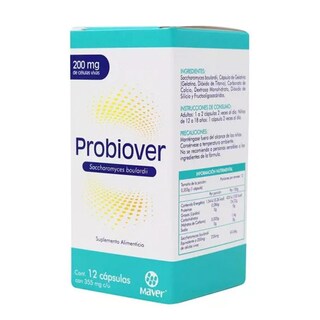Foto 3 | Foto 3 | Suplemento Alimenticio Probiover 355 Mg 12 Cápsulas
