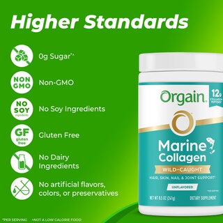 Foto 4 | Foto 4 | Péptidos De Colágeno En Polvo Orgain Wildcaught Marine 250 Ml - Venta Internacional.