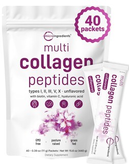 Foto 1 | Foto 1 | Microingredientes De Péptidos De Colágeno, 40 Paquetes, Sin Sabor - Venta Internacional.