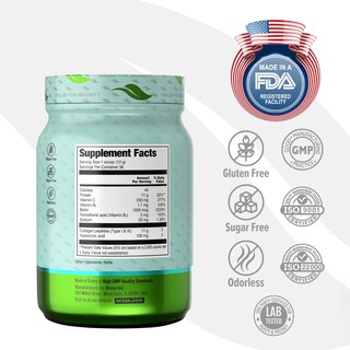 Foto 3 | Foto 3 | Péptidos De Colágeno En Polvo Orzax 11 G Tipo I Y Iii Con Biotina 480 Ml - Venta Internacional.