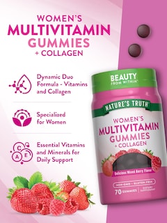 Foto 5 | Foto 5 | Gomitas Multivitamínicas Supplement Nature's Truth para Mujer 70 Gomitas - Venta Internacional