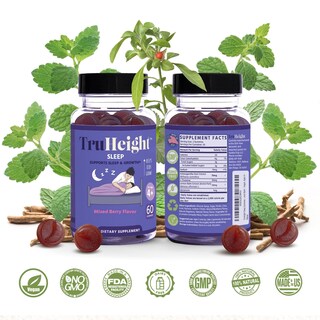 Foto 2 | Foto 2 | Gominolas Para Dormir Truheight Para Niños Y Adolescentes Con Melatonina 1 Mg, Ashwagandha - Venta Internacional.