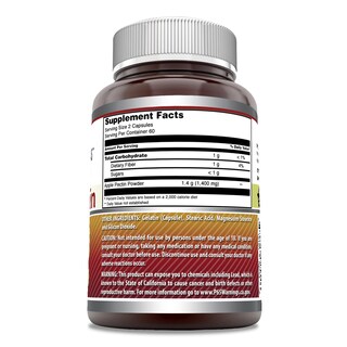 Foto 3 | Foto 3 | Suplemento Amazing Formulas, Pectina De Manzana, 1400 Mg, 120 Cápsulas - Venta Internacional.
