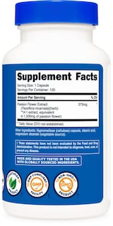 Foto 5 | Foto 5 | Suplemento Nutricost Extracto De Pasiflora 1500 Mg 120 Cápsulas - Venta Internacional.