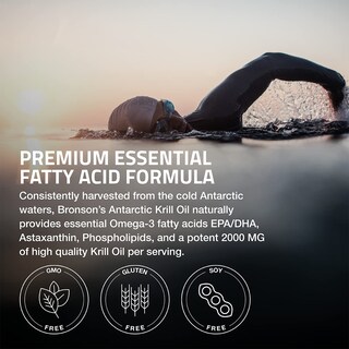 Foto 4 | Foto 4 | Suplemento De Aceite De Krill Antártico Bronson 2000 Mg 120 Cápsulas Blandas - Venta Internacional.