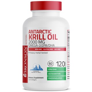 Foto 6 | Foto 6 | Suplemento De Aceite De Krill Antártico Bronson 2000 Mg 120 Cápsulas Blandas - Venta Internacional.