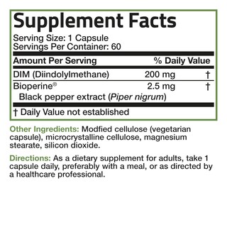 Foto 7 | Foto 7 | Suplemento Bronson Dim De 200 Mg De Diindolimetano Con Bioperine 60 Cápsulas - Venta Internacional.