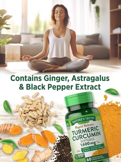 Foto 4 | Foto 4 | Suplemento De Curcumina De Cúrcuma De Nature's Truth 1600 Mg 60 Cápsulas Blandas - Venta Internacional.