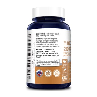 Foto 3 | Foto 3 | Suplemento De Extracto De Raíz De Yacón Nusapure 2000 Mg 200 Cápsulas - Venta Internacional.