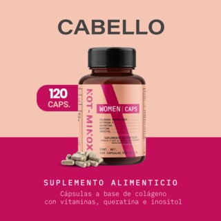 Foto 2 | Foto 2 | Suplemento Alimenticio Not Minox Mujer Crecimiento Cabello Queratina Vit E 120 Cápsulas