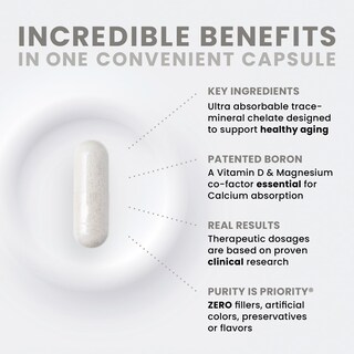 Foto 4 | Foto 4 | Suplemento Pure Therappro Rx Bio Boron 5 Mg 180 Cápsulas - Venta Internacional.
