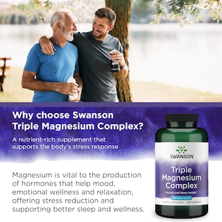 Foto 6 | Foto 6 | Suplemento Swanson Triple Magnesium Complex 400 Mg 300 Cápsulas - Venta Internacional.