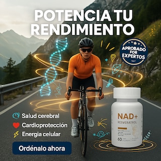 Foto 4 | Foto 4 | Suplemento NAD+ 500mg con Resveratrol y sus Potentes Activos 60V caps Aumenta tu Longevidad