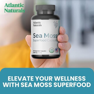 Foto 4 | Foto 4 | Cápsulas Sea Moss Atlantic Naturals Organic 120 Unidades - Venta Internacional.