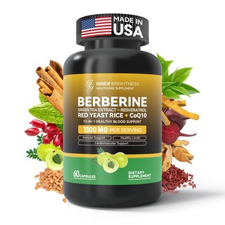 Foto 1 | Foto 1 | Suplemento Inner Brightness Berberine 1300 Mg 60 Cápsulas - Venta Internacional.