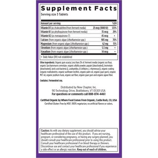 Foto 6 | Foto 6 | Suplemento New Chapter Calcium Bone Strength 60 Comprimidos - Venta Internacional.