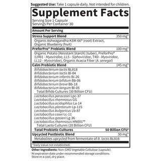 Foto 6 | Foto 6 | Suplemento De Probióticos Calmantes 3 En 1 Formulados Por El Dr. Garden Of Life - Venta Internacional.