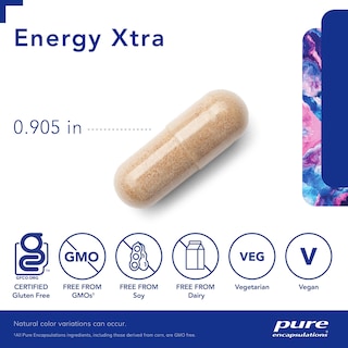 Foto 3 | Foto 3 | Suplemento Pure Encapsulations Energy Xtra 120 Cápsulas - Venta Internacional.