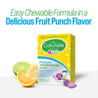 Foto 4 | Foto 4 | Suplemento Culturelle Kids Probiotic + Multivitamínico 30% Masticable - Venta Internacional.