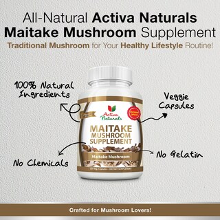 Foto 2 | Foto 2 | Suplemento Activa Naturals Con Hongos Maitake 120 Cápsulas - Venta Internacional.
