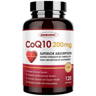 Foto 1 | Foto 1 | Suplemento De Cápsulas Blandas Zebora Coq10 De 200 Mg Con Pqq, Bioperine Y Omega-3 - Venta Internacional.