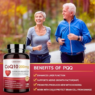 Foto 5 | Foto 5 | Suplemento De Cápsulas Blandas Zebora Coq10 De 200 Mg Con Pqq, Bioperine Y Omega-3 - Venta Internacional.