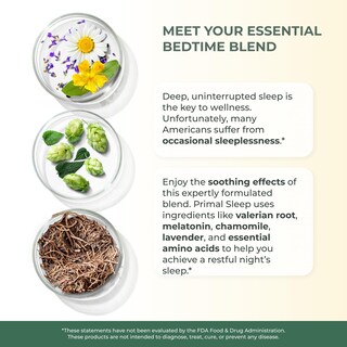 Foto 4 | Foto 4 | Suplemento Primal Harvest Primal Sleep 60 Cápsulas - Venta Internacional.