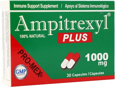 Foto 2 | Foto 2 | Suplemento Ampitrexyl Plus 100% Natural 30 Cápsulas 1000 Mg - Venta Internacional.