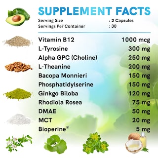 Foto 4 | Foto 4 | Suplementos Cerebrales Nootrópicos Medchoice 11 En 1 1321 Mg 60 Unidades - Venta Internacional.