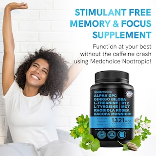 Foto 5 | Foto 5 | Suplementos Cerebrales Nootrópicos Medchoice 11 En 1 1321 Mg 60 Unidades - Venta Internacional.