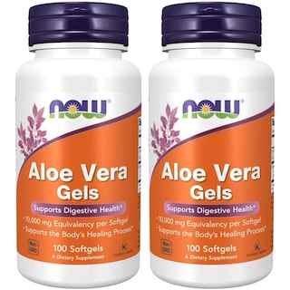 Foto 1 | Foto 1 | Aloe Vera Supplement Now Foods, 100 Cápsulas Blandas, Paquete De 2 - Venta Internacional.