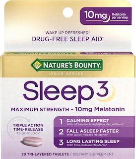 Foto 1 | Foto 1 | Suplemento Nature's Bounty Melatonin Sleep3 10 Mg 30 Comprimidos - Venta Internacional.