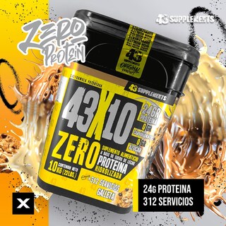 Foto 5 | Foto 5 | Proteína Zero Hidrolizada 43 Supplements 10 Kg Galleta