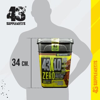 Foto 6 | Foto 6 | Proteína Zero Hidrolizada 43 Supplements 10 Kg Galleta