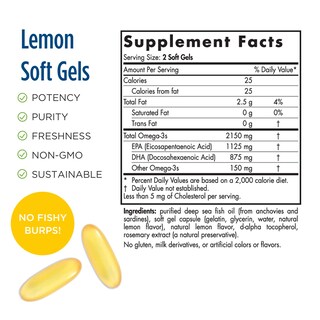 Foto 2 | Foto 2 | Suplemento Nordic Naturals Proomega 2000 Sabor Limón - Venta Internacional.