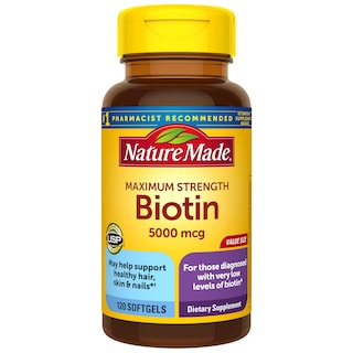 Foto 1 | Foto 1 | Suplemento De Biotina De Máxima Potencia Nature Made 5000 Mcg X120 - Venta Internacional.