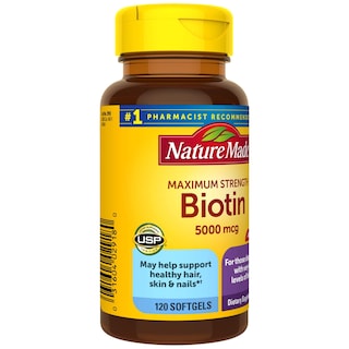 Foto 7 | Foto 7 | Suplemento De Biotina De Máxima Potencia Nature Made 5000 Mcg X120 - Venta Internacional.
