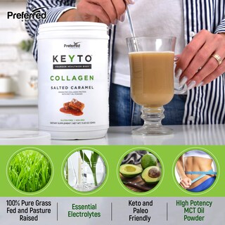 Foto 2 | Foto 2 | Proteína De Colágeno En Polvo Preferred Elements Keto Con Aceite Mct - Venta Internacional.