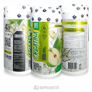 Foto 4 | Foto 4 | Creatina 43 Supplements 500 G Sabor Manzana Verde 100 Servicos
