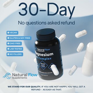 Foto 6 | Foto 6 | Suplemento Natural Flow 4x Magnesio 120 Cápsulas - Venta Internacional.