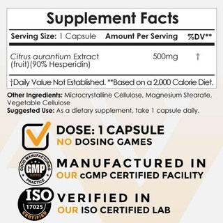 Foto 2 | Foto 2 | Suplemento Nootropics Depot, Cápsulas De Hesperidina, 500 Mg, 180 Unidades - Venta Internacional.