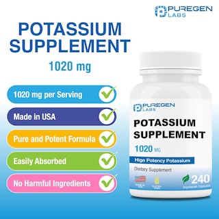 Foto 3 | Foto 3 | Suplemento De Bicarbonato De Potasio Puregen Labs, 1020 Mg, 240 Cápsulas - Venta Internacional.