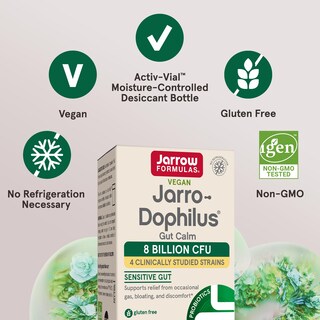 Foto 5 | Foto 5 | Suplemento Jarro-dophilus Gut Calm 8b Cfu De Jarrow Formulas - Venta Internacional.